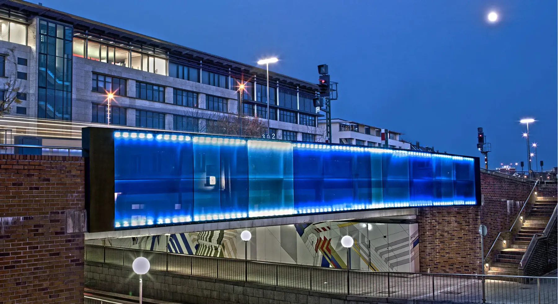 Blaue Brücke Friedrichshafen 2007