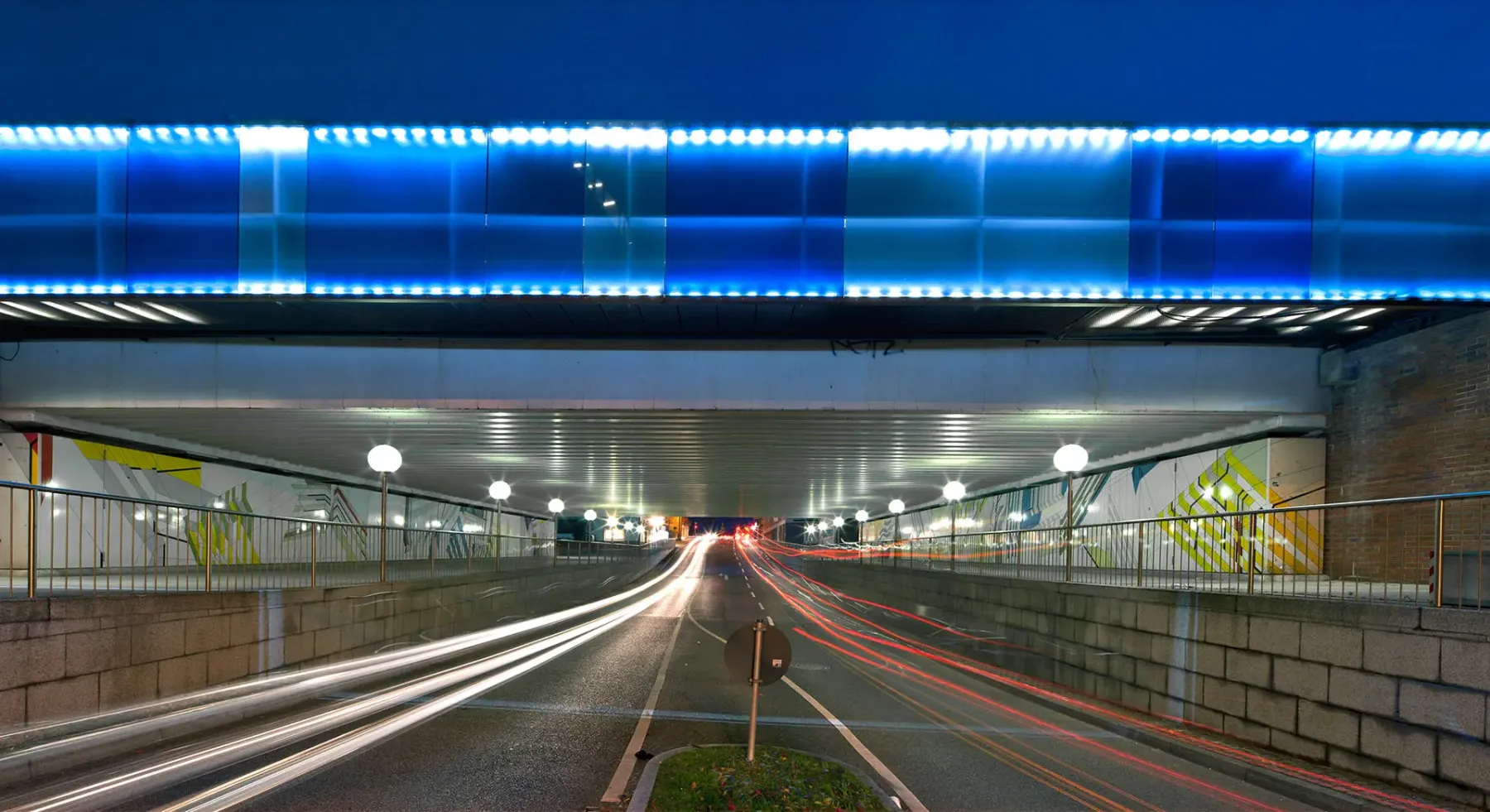 Blaue Brücke Friedrichshafen 2007
